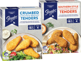 Steggles-Chicken-Breast-Tenders-400g-Selected-Varieties on sale