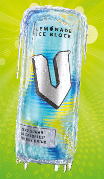 NEW-V-Energy-Drink-Lemonade-Ice-Block-250mL on sale