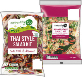 Community-Co-Thai-Style-Salad-Kit-285g-or-Asian-Style-Salad-Kit-335g on sale