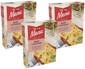On-The-Menu-Frozen-Meal-260g-Selected-Varieties on sale