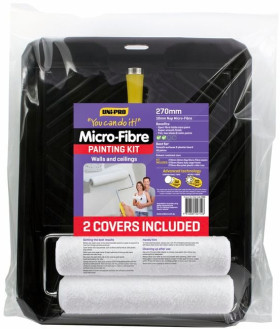 UNi-PRO-270mm-10mm-Nap-You-Can-Do-it-Heavy-Duty-Micro-Fibre-Twin-Roller-Kit on sale