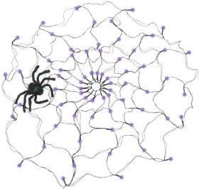 Mirabella-Light-Up-Spider-Webs-with-Spider on sale
