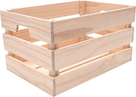 All-Set-Large-Wood-Storage-Crate on sale