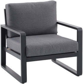 Mimosa-Cordoba-1-Seater-Aluminium-Lounge-in-Charcoal on sale