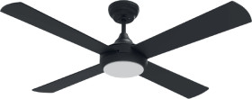 Arlec-Boston-II-130cm-4-Blade-DC-Ceiling-Fan-with-CCT-Light-and-Remote-in-Black on sale