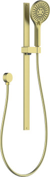 Mondella-Resonance-WELS-S18822-3-star-9Lmin-5-Function-Shower-Rail-Set-in-Brushed-Brass on sale