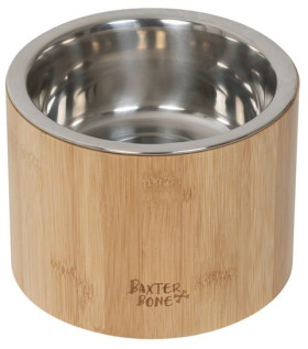 Baxter+Bone+Medium+Bamboo+Elevated+Pet+Bowl