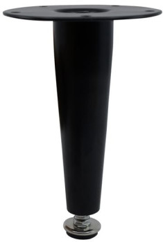 Adoored-150mm-Tapered-Metal-Furniture-Leg-in-Black on sale