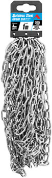 Pinnacle+3mm+1%2F8%26quot%3B+x+1m+Stainless+Steel+Chain