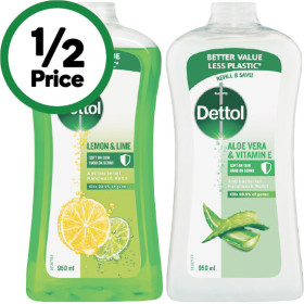 Dettol-Antibacterial-Hand-Wash-Refill-950ml on sale