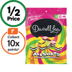 Darrell-Lea-Liquorice-Twists-Batch-37-or-All-Sorts-260-280g on sale