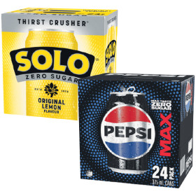 Pepsi+Max%2C+Mountain+Dew%2C+Solo+Zero+Sugar+or+Sunkist+Zero+Sugar+Soft+Drink+Varieties+24+x+375ml