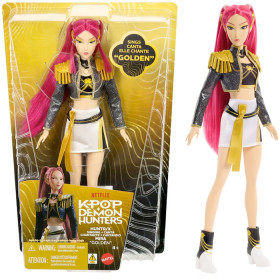 KPop-Demon-Hunters-HUNTRX-Mira-Golden-Singing-Doll on sale