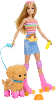 Barbie+Pets+Skate+and+Run+Pup+Blonde+Doll+with+Puppy%2C+Skates%2C+and+Accessories