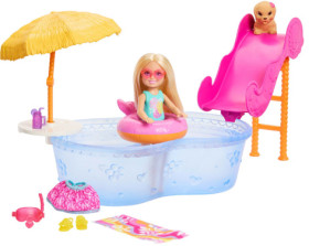 Barbie-Summer-Vacation-Chelsea-Pool-Party-Playset on sale