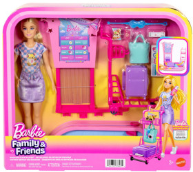 Barbie+%26lsquo%3BMalibu%26rsquo%3B+Travel+Doll+Baggage+Claim+Playset+%26amp%3B+Accessories