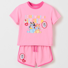 Bluey+Australian+Cotton+T-Shirt+and+Shorts+Set