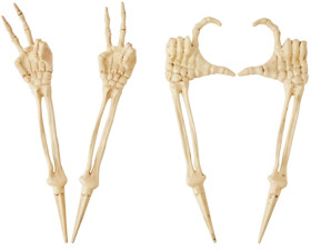 4+Pack+Skeleton+Hand+Stakes