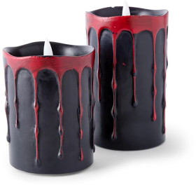 Halloween-Dripping-Wax-LED-Candle-Set on sale