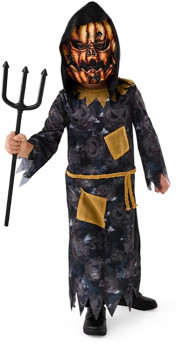 3-Piece-Pumpkin-Scarecrow-Costume-Ages-4-6 on sale