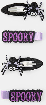 4-Pack-Halloween-Spooky-Spider-Hair-Clips on sale