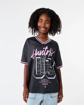KPop+Demon+Hunters+License+V-Neck+Mesh+T-Shirt