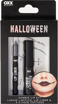 OXX-Beauty-6-Piece-Halloween-Zombie-Lip-Kit on sale