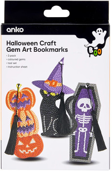 Halloween-Craft-Gem-Art-Bookmarks on sale