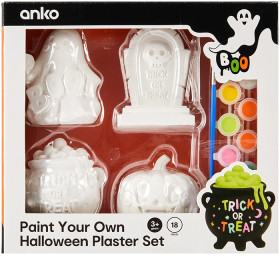 18-Piece-Paint-Your-Own-Halloween-Plaster-Set on sale