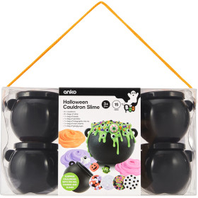 15+Piece+Halloween+Cauldron+Slime+Kit