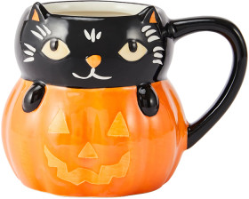 Cat-Pumpkin-Mug on sale