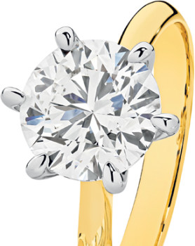 9ct-Gold-Lab-Grown-Diamond-Solitaire-Ring on sale