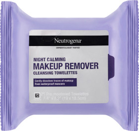 Neutrogena+Night+Calm+Make-Up+Remover+Wipes+25+Pack