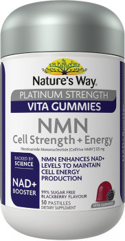 Nature%26rsquo%3Bs+Way+Platinum+Vita+Gummies+NMN+Cell+Strength+%2B+Energy+50+Pastilles%2A