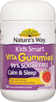 Natures-Way-Kids-Smart-Vita-Gummies-Sugar-Free-Calm-Sleep-50-Pastilles on sale