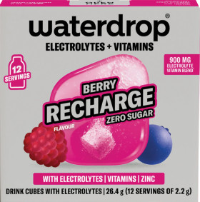 NEW-Waterdrop-Berry-Recharge-Electrolytes-Vitamins-12-Pack on sale