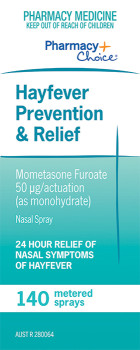 Pharmacy+Choice+Hayfever+Prevention+%26amp%3B+Relief+140+Sprays%2A