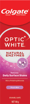 Colgate+Toothpaste+Optic+White+Natural+Enzymes+100g