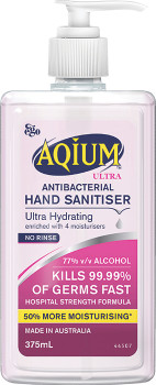 Ego-Aqium-Ultra-Antibacterial-Hand-Sanitiser-375mL on sale