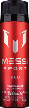 Messi-Sport-Red-Body-Spray-200mL on sale