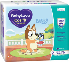 BabyLove-Cosifit-Nappies-Size-2-3-8kg-76-Pack on sale