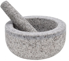 The-Cooks-Collective-Granite-Mortar-and-Pestle-205x11cm on sale