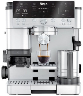 Ninja-Luxe-Cafe-Manual-Espresso-Machine-StainlessBlack on sale