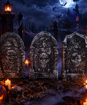 Foam-Tombstone-55cm-Assorted on sale