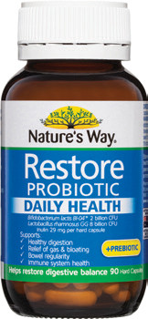 Nature%26rsquo%3Bs+Way+Restore+Probiotic+Daily+Health+90+Capsules