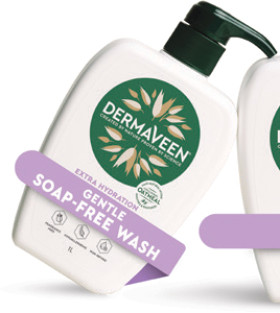 DermaVeen+Extra+Hydration+Gentle+Soap-Free+Wash+1+Litre