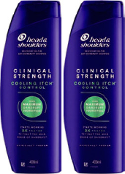 Head-Shoulders-Clinical-Strength-Cooling-Itch-Control-Shampoo-400mL on sale
