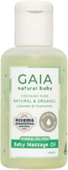 Gaia+Natural+Baby+Massage+Oil+125mL