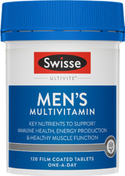 Swisse-Ultivite-Mens-Multivitamin-120-Tablets on sale