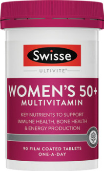 Swisse+Ultivite+Women%26rsquo%3Bs+50%2B+Multivitamin+90+Tablets